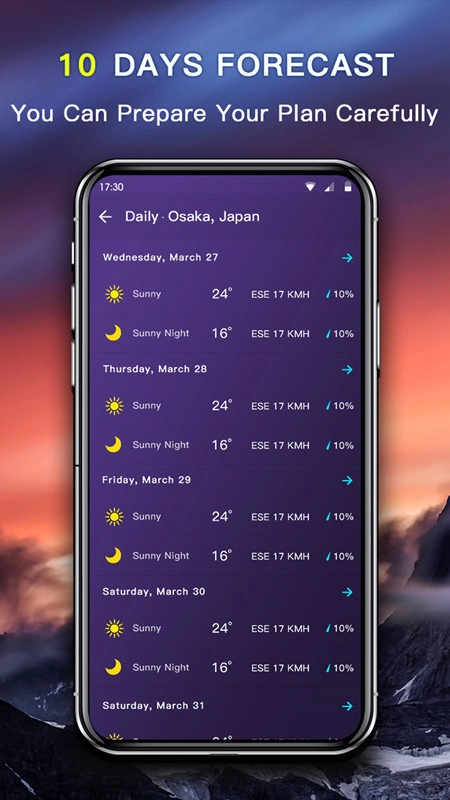 简约天气安卓官方版图4