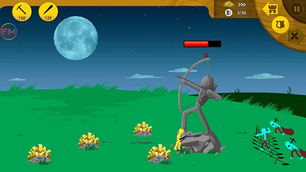 火柴人战争遗产绿钥匙无敌版