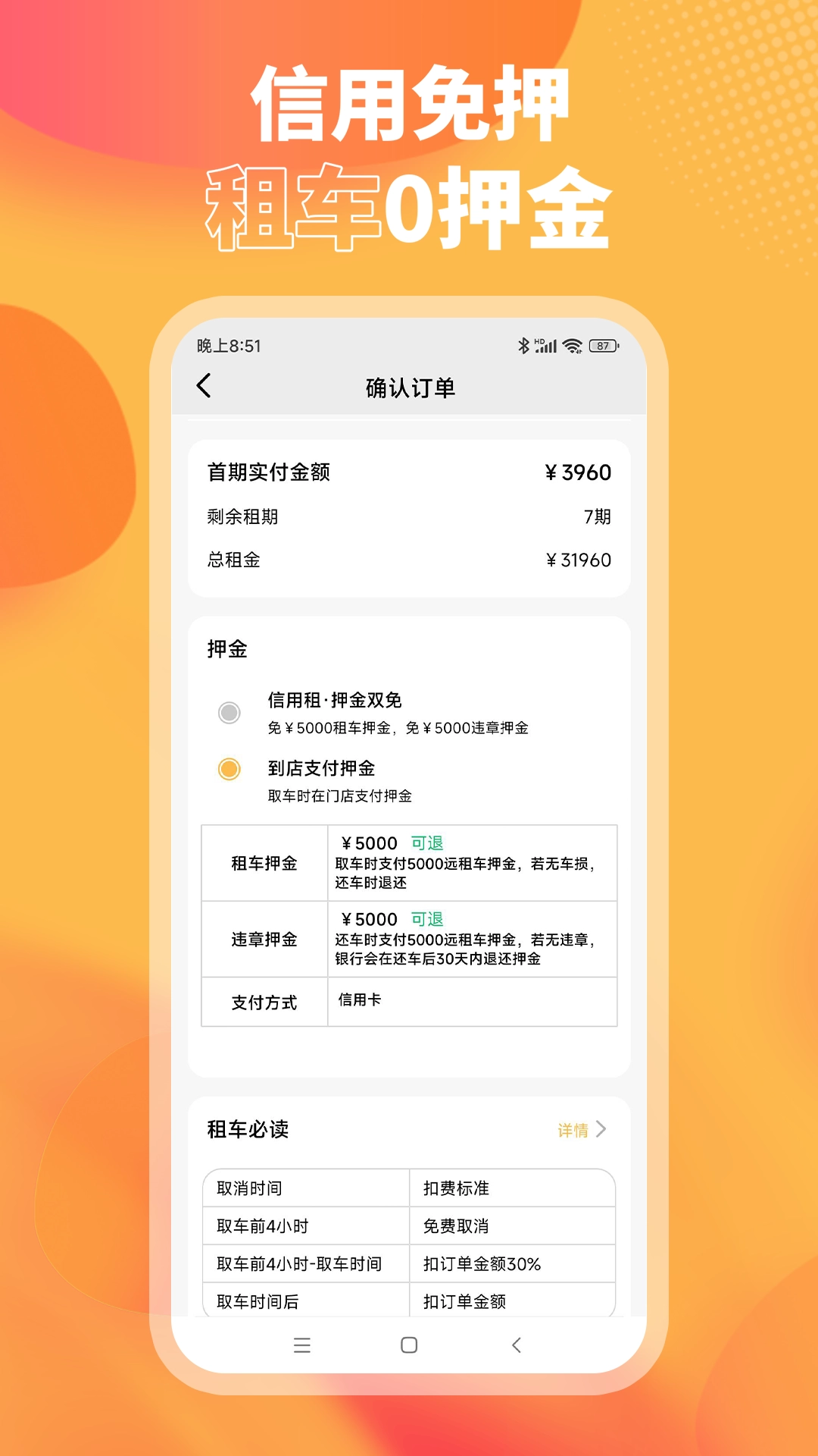 小芙租车免费版图3