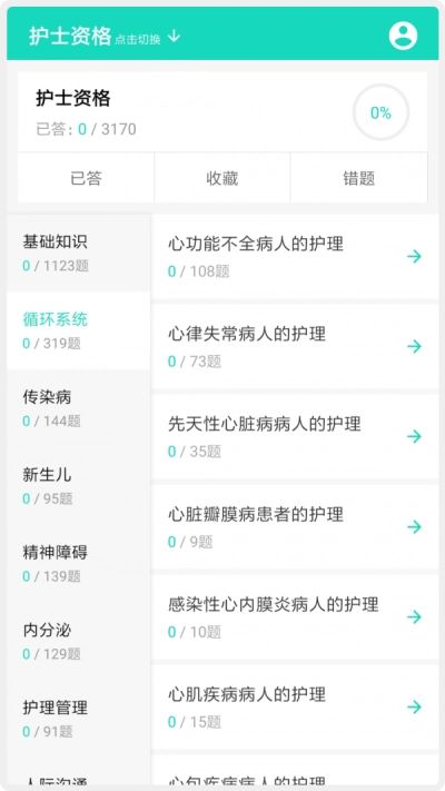 护师护士护考题库正版