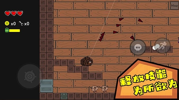 咸鱼侠大战b宫怪游戏正版图1