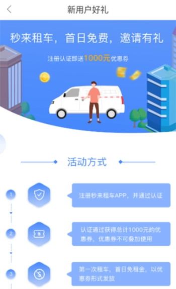 秒来租车正版图2