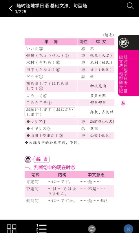 日语基础文法与句型官方版图3