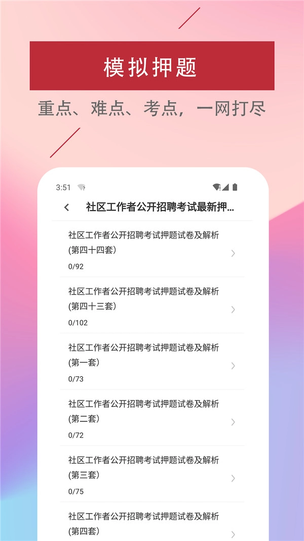 社区工作者易题库官方版图1