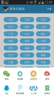 高考查分真题2