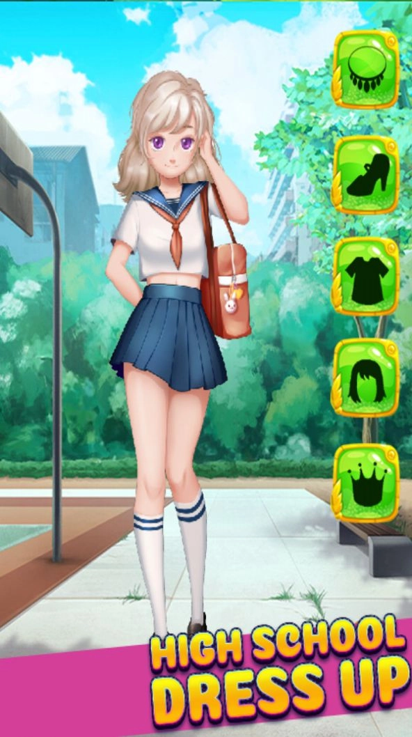 高校女生可爱装扮手游版图2