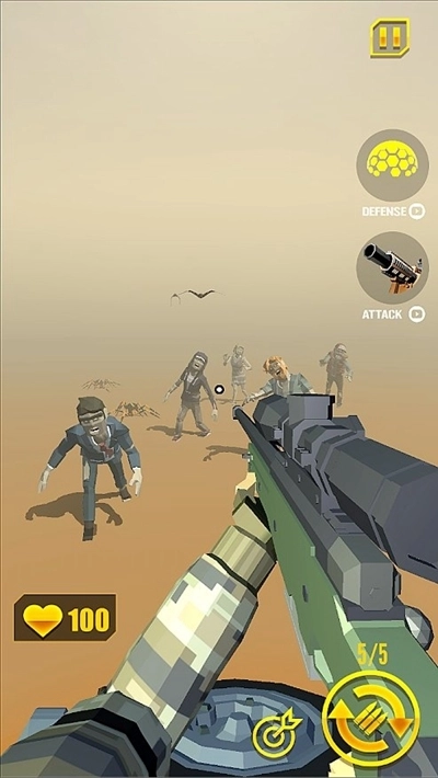 僵尸射手射击