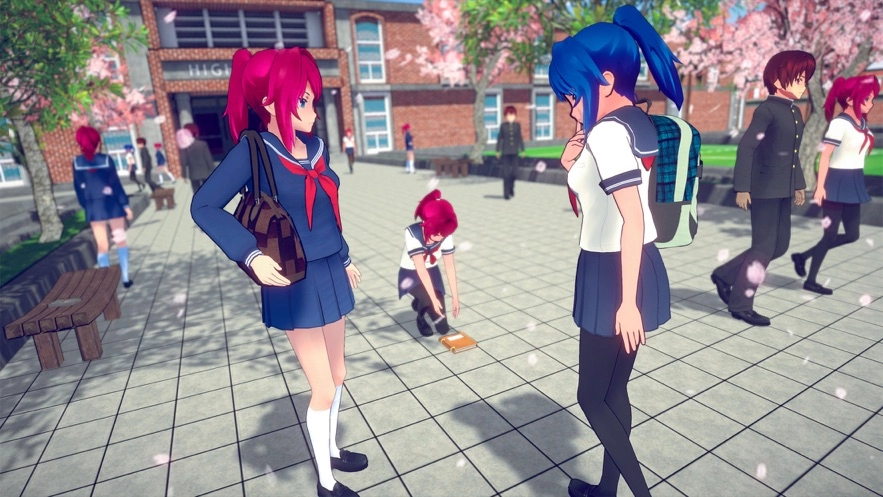 动漫高学校女孩生活3D免费版图3