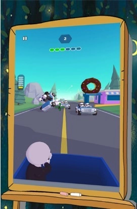 火柴人马路吃鸡游戏绿色版图2