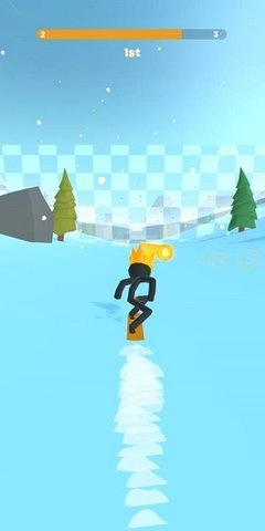 火柴人雪地赛游戏绿色版(3)