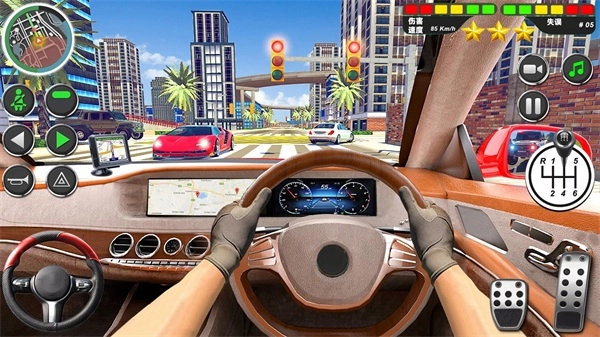 3D城市驾驶手游无广告版图4
