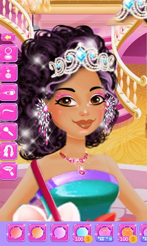 芭比公主婚纱换装图1