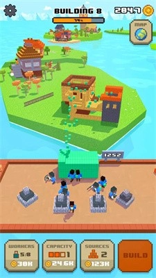 小岛建造者游戏绿色版图2