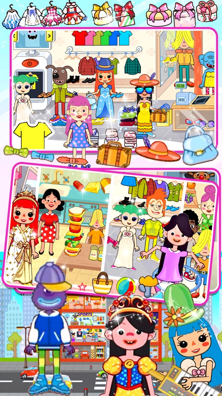 托卡世界古风自建房游戏绿色版图5