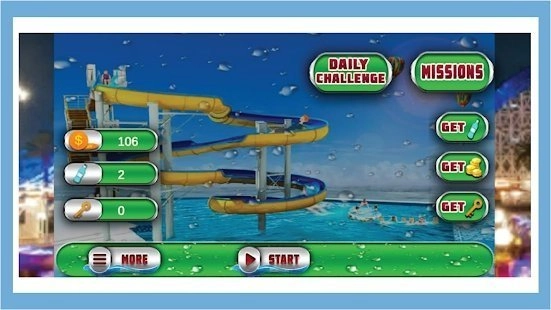 水滑梯冲刺3D游戏纯净最新版图2