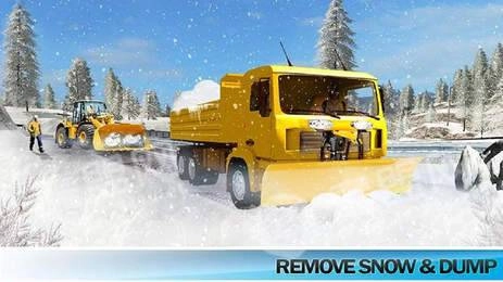 吹雪机起重司机游戏正版图3