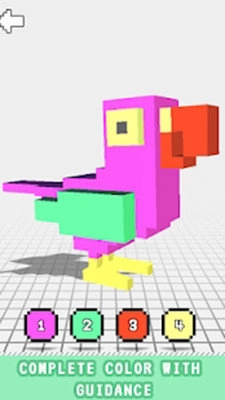 鸟类涂色书3D游戏纯净版图2