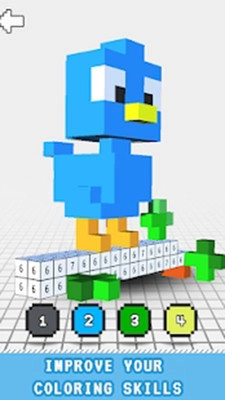 鸟类涂色书3D游戏纯净版图4
