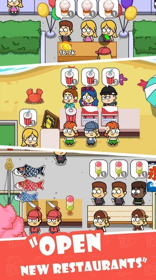 空闲食品吧游戏绿色版图3