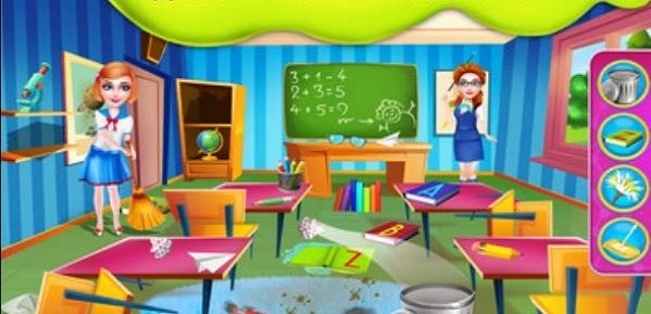 学校大扫除正版图2