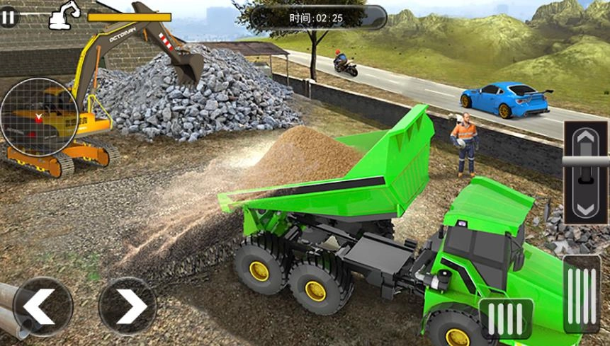挖掘机驾驶员模拟