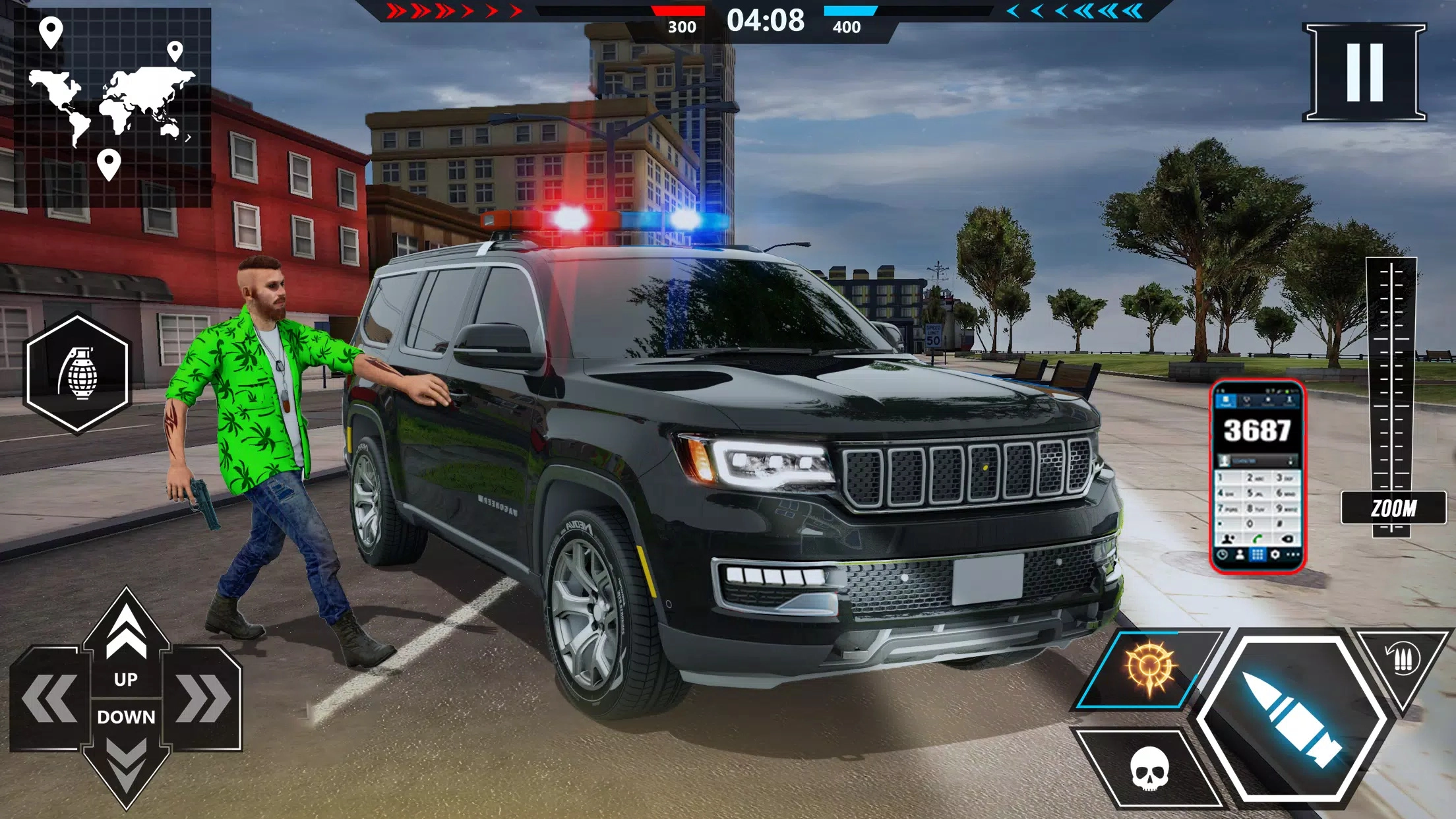 警察运输车(US police Cars Transport truck)无广告版(1)