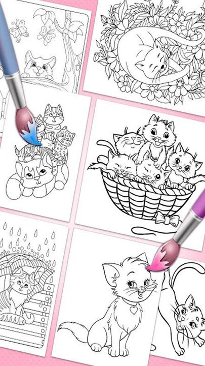 小猫着色(3)