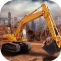 3D挖掘机建造模拟