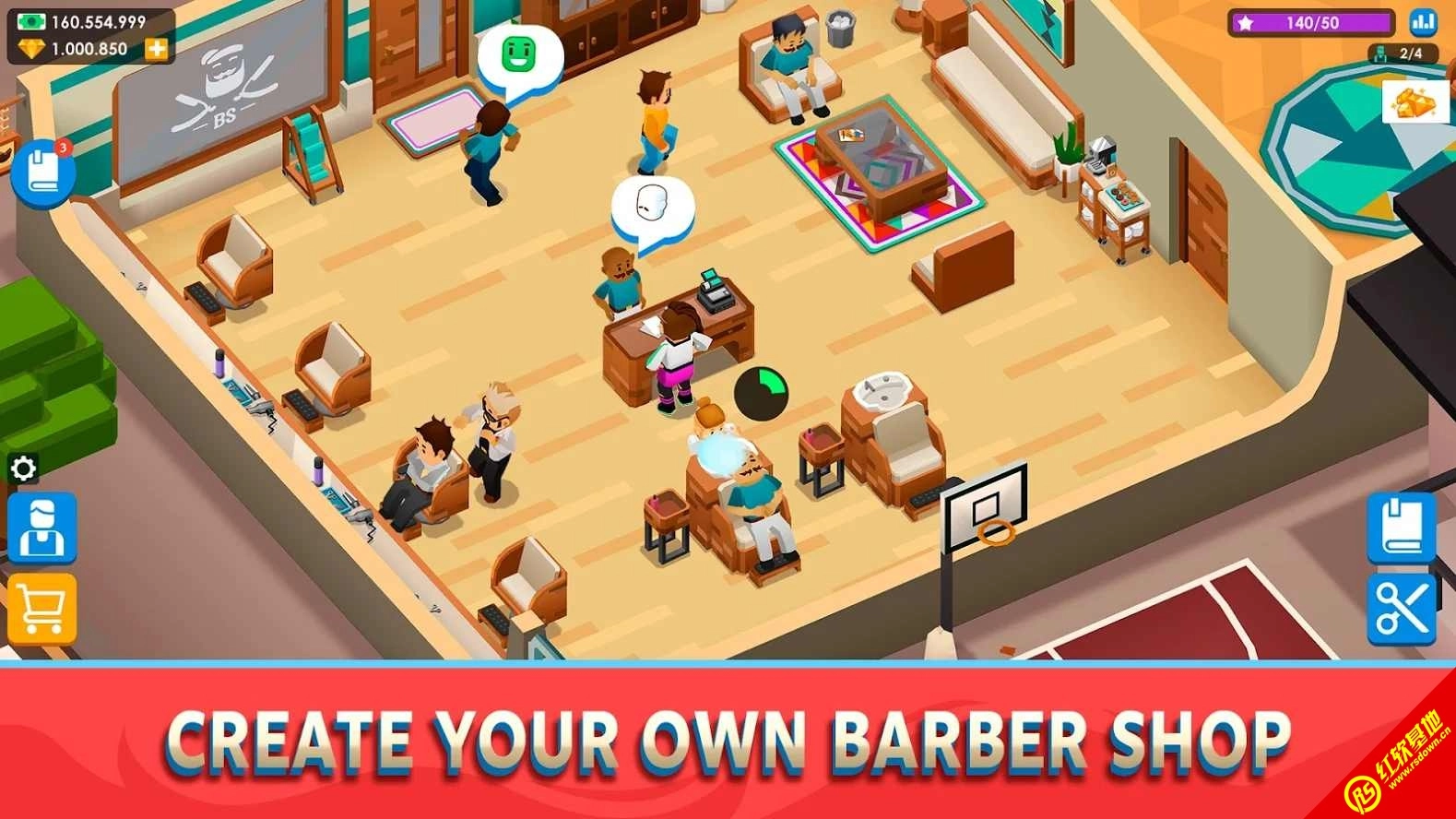 我的美发店(Idle Barber Shop Tycoon)安卓直装版(3)