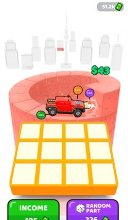 合并挖掘车塔(Merge Digcar)