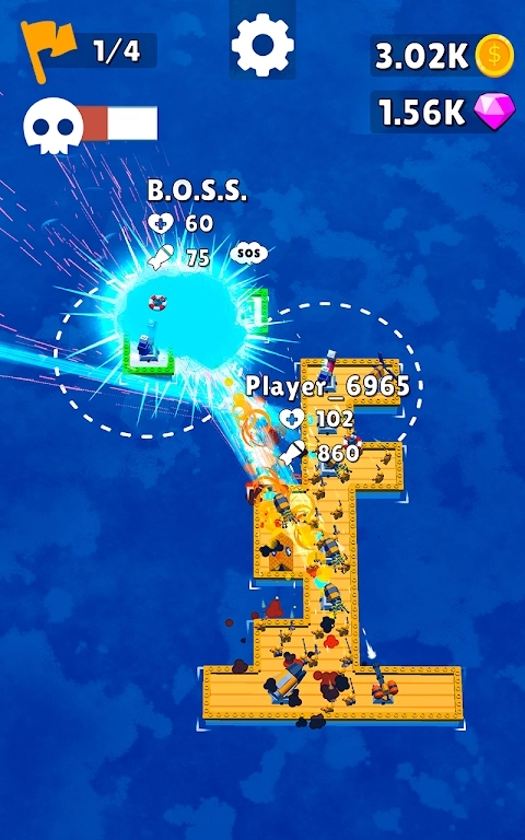 海上战船(Sea Battle Raft)最新版(3)