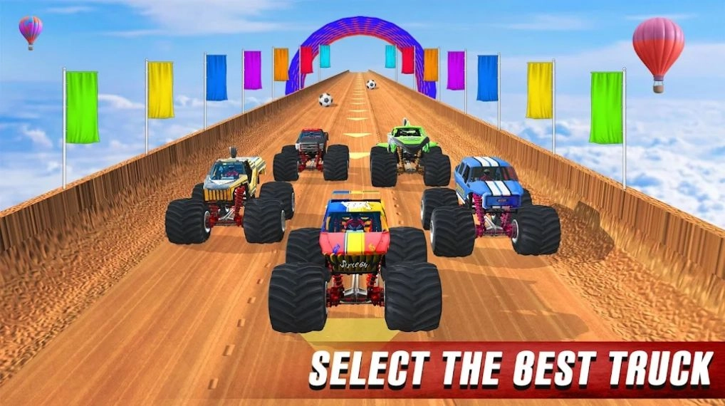 怪物卡车特技赛车挑战(Monster Truck Stunt Racing Challenge)游戏官方最新版