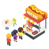 快餐店制作汉堡直装版