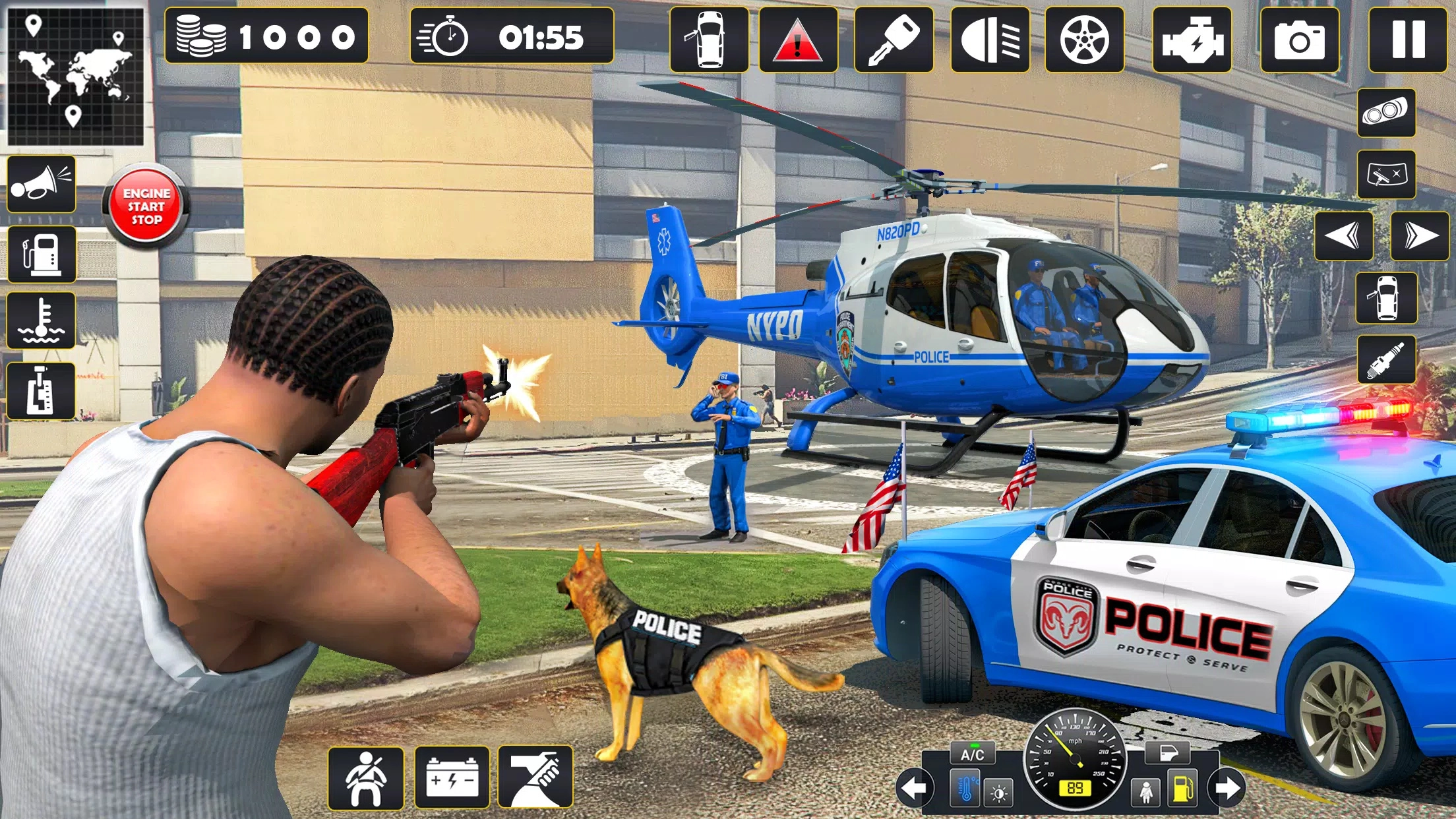 警察运输车(US police Cars Transport truck)无广告版(2)