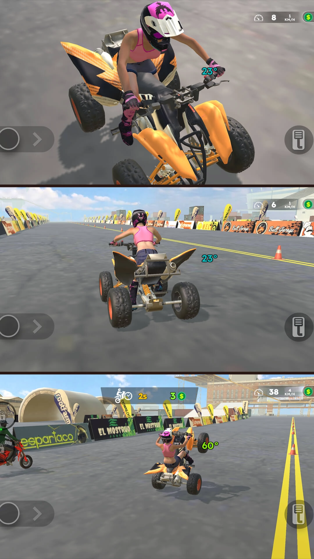 摩托前轮离地3D(3)