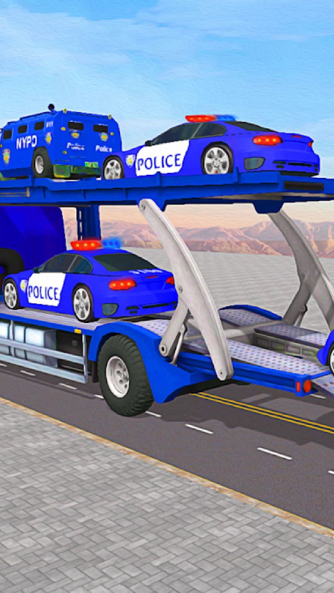 警察运输卡车3D官方版(4)
