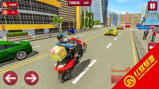 电动车披萨外卖女孩(Pizza Delivery Scooter Girl)原版(2)