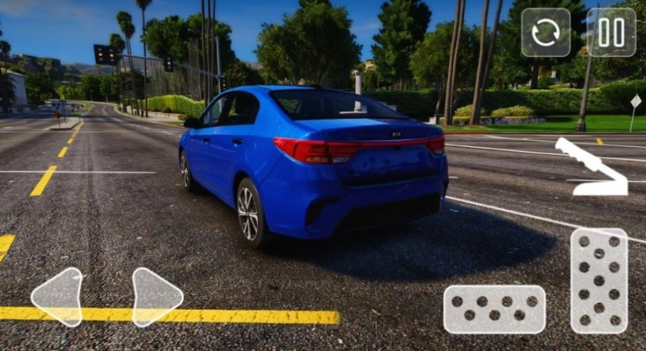 白色起亚竞速赛(Kia Rio Driving Simulator)游戏安装包