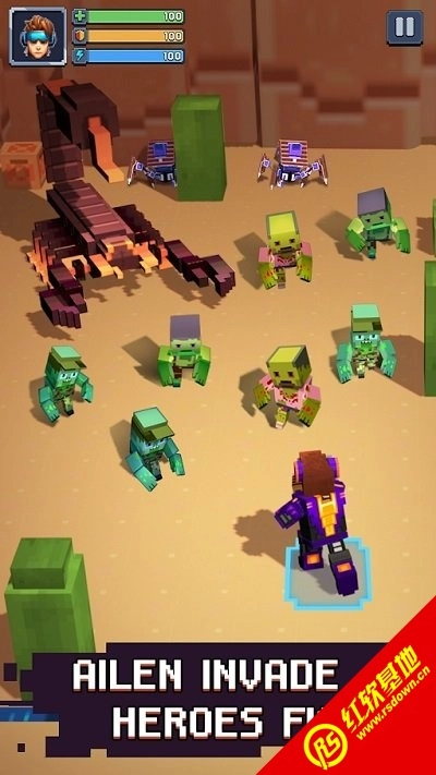 工艺像素猎人僵尸崛起(1)