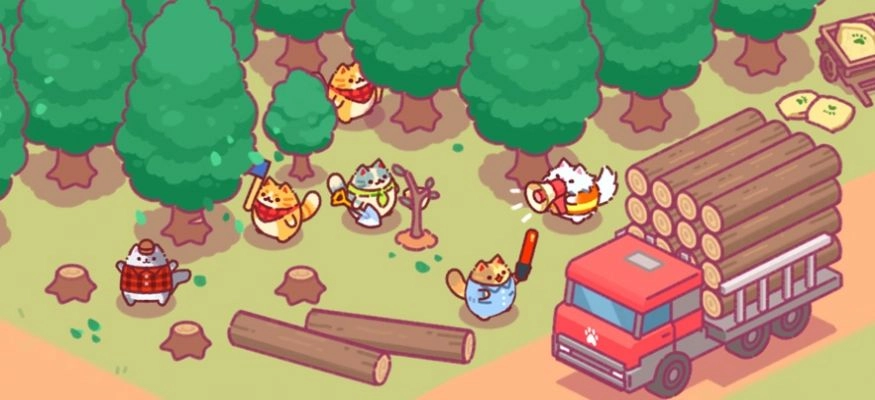 伐木猫可爱的闲置大亨(Lumbercat)通用版