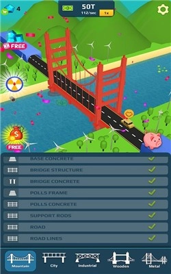 空闲桥设计(Idle Bridge)最新免费版(3)