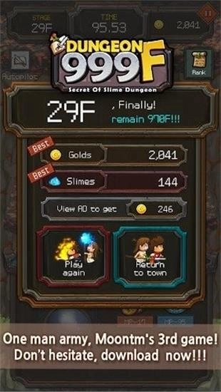地牢999层(Dungeon999F)手游无广告版截图1