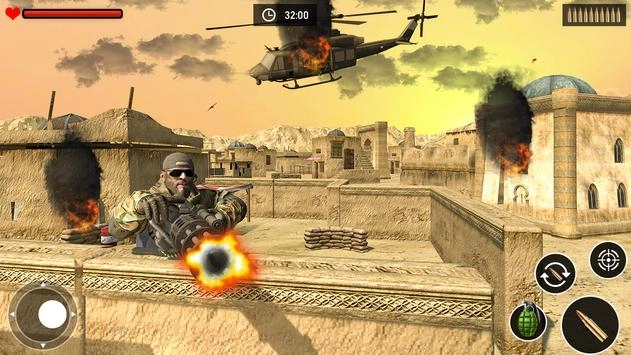 自由小队射击(Free Squad Firing :Gun Desert Shooter Battleground)