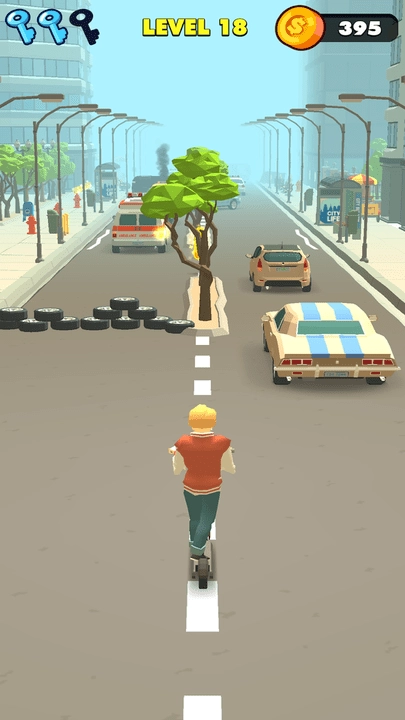 滑板车障碍赛(2)