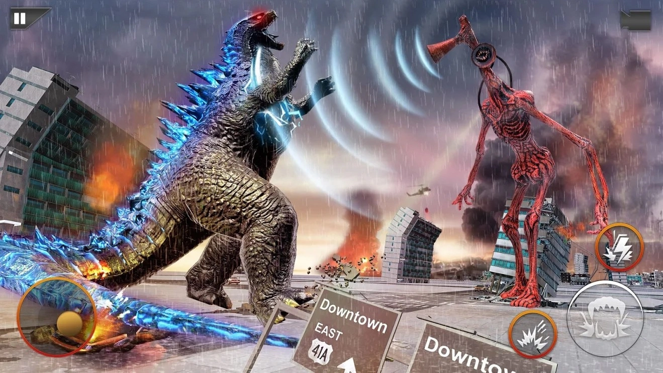 哥斯拉怪兽大战(Monster Smash City)安卓官方版