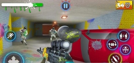 彩弹射击竞技场射击(PaintBall Battle)游戏无广告版