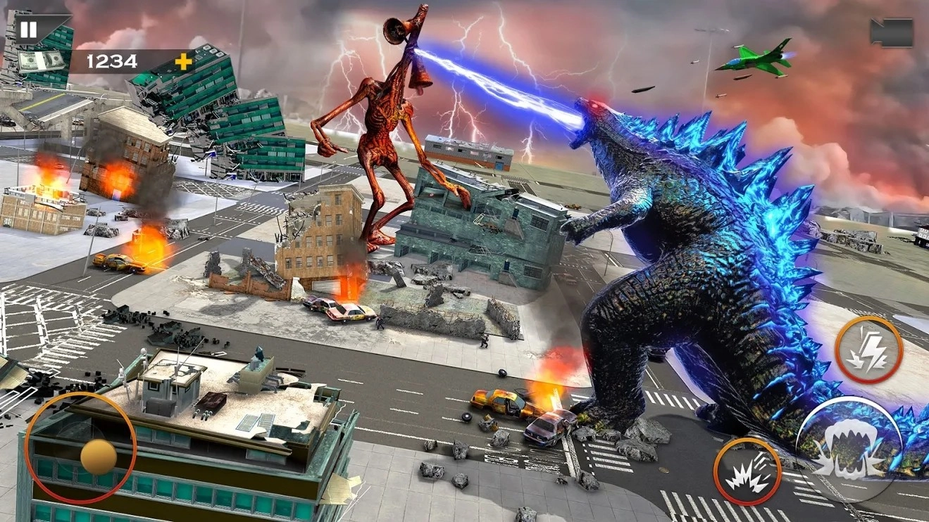 哥斯拉怪兽大战(Monster Smash City)安卓官方版