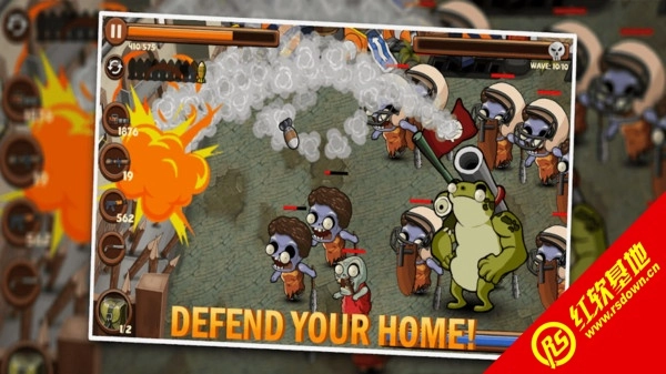 愤怒爷爷大战僵尸