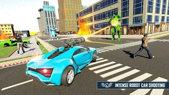 龙汽车机器英雄(Dragon Robot Car transform Robot)游戏完整版