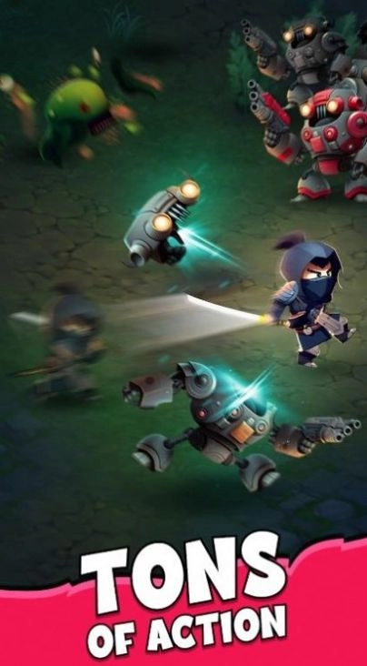 忍者与外星人对战(Ninja Alien: Survival Arena)手机最新版
